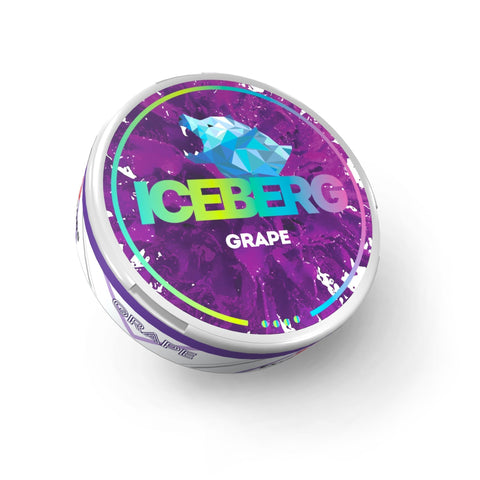 ICEBERG Extra Strong - Grape slim nicotine pouches can