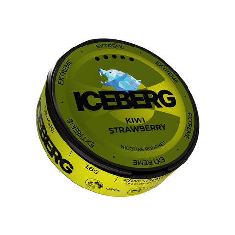 ICEBERG Extreme - Kiwi Strawberry nicotine pouches can