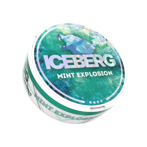 ICEBERG Extra Strong - Mint Explosion slim nicotine pouches can