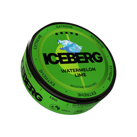ICEBERG Extreme - Watermelon Lime nicotine pouches can