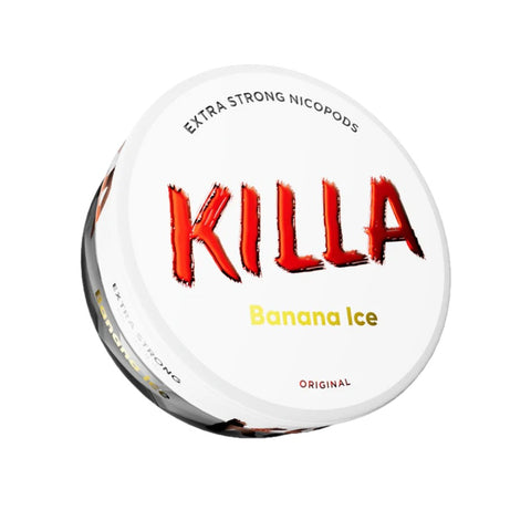 KILLA - Banana Ice slim nicotine pouches can