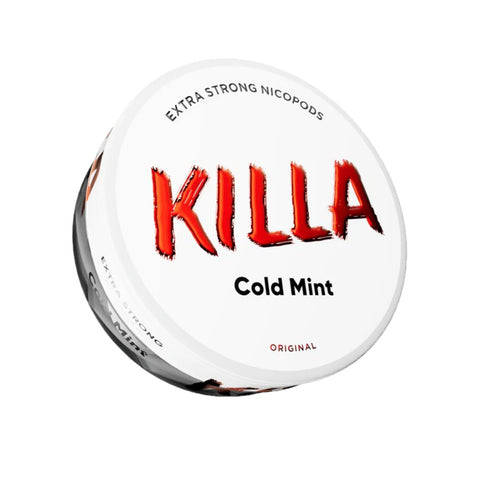 KILLA Extreme - Cold Mint slim nicotine pouches can