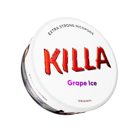 KILLA - Grape Ice slim nicotine pouches can