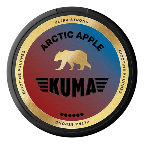 KUMA Ultra Strong Arctic Apple nicotine pouches can