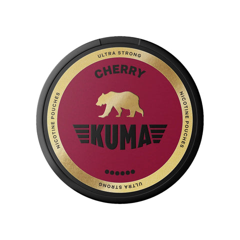 KUMA Ultra Strong Cherry nicotine pouches can