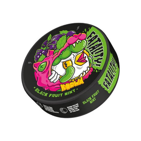 KURWA Max - Black Fruit Mint slim nicotine pouches can