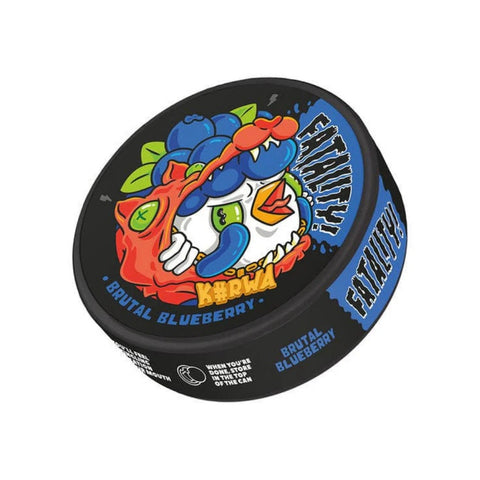 KURWA Max - Brutal Blueberry slim nicotine pouches can
