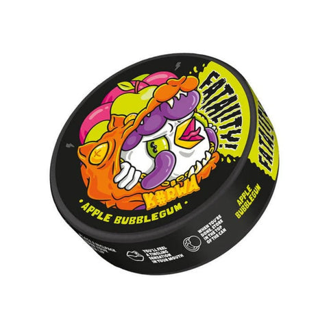 KURWA Fatality - Apple Bubblegum slim nicotine pouches can