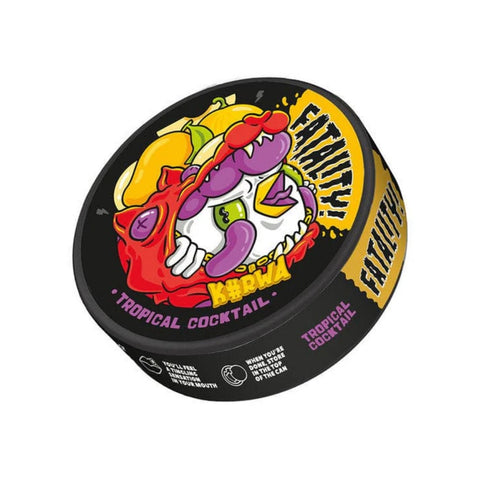 KURWA Fatality - Tropical Cocktail slim nicotine pouches can