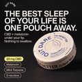OutDare Sleep Pouches: the best sleep of your life is one pouch away. CBD and melatonin under your lip, zero nicotine