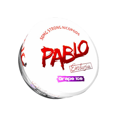 PABLO Exclusive - Grape Ice slim nicotine pouches can