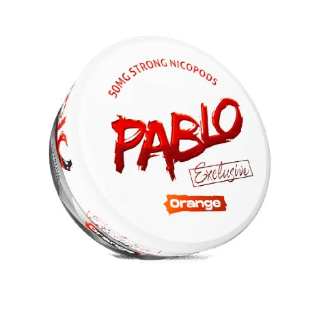 PABLO Exclusive - Orange slim nicotine pouches can