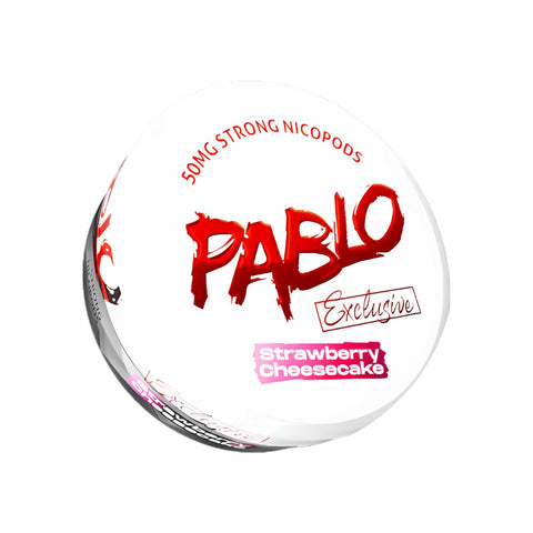 PABLO Exclusive - Strawberry Cheesecake slim nicotine pouches can