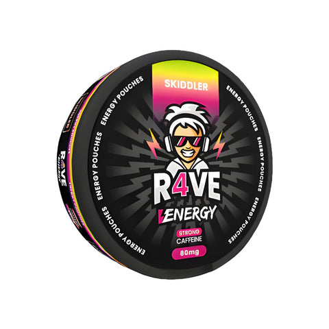 R4VE Energy - Skiddler slim energy pouches can