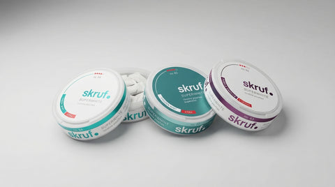 SKRUF nicotine pouches collection banner