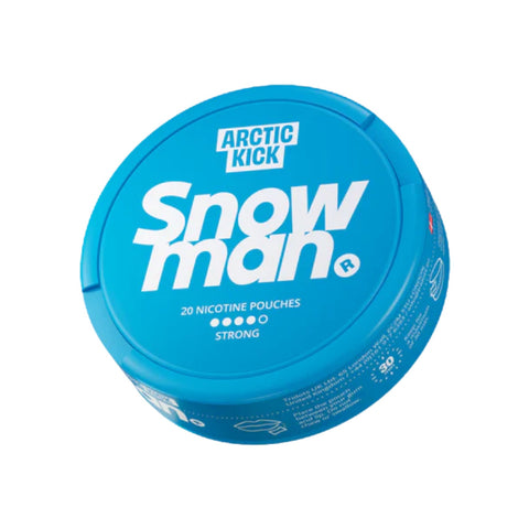 SNOWMAN Strong - Arctic Kick slim nicotine pouches can