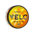 VELO Orange Spark slim nicotine pouches can